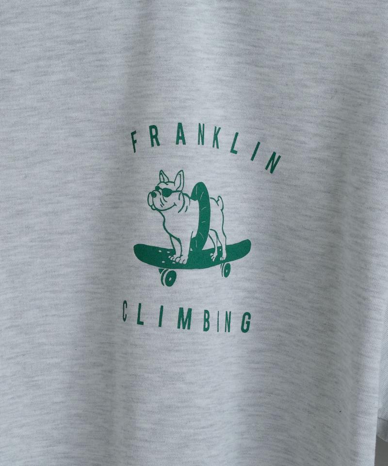 【Franklin Climbing】ブルドッグスケボー半袖Tee