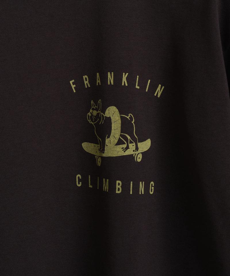 【Franklin Climbing】ブルドッグスケボー半袖Tee