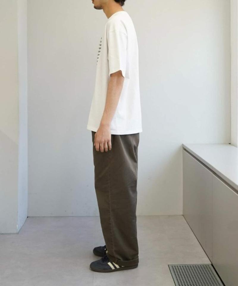 【UNISEX】【新色追加】メッセージプリント半袖Tee