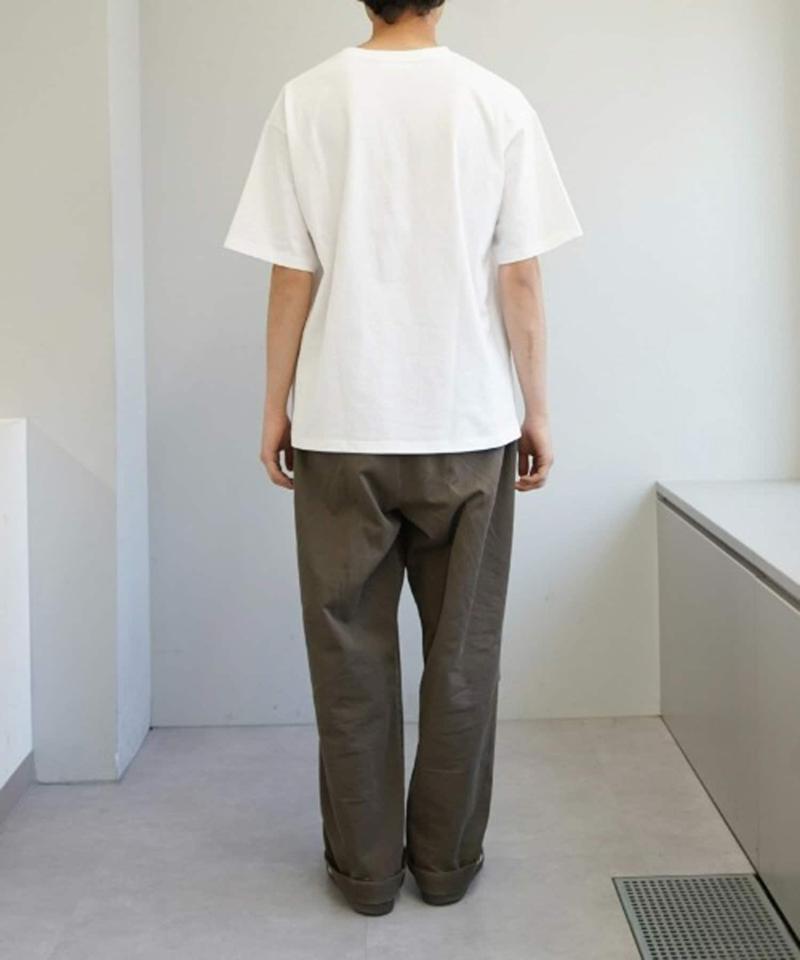 【UNISEX】【新色追加】メッセージプリント半袖Tee