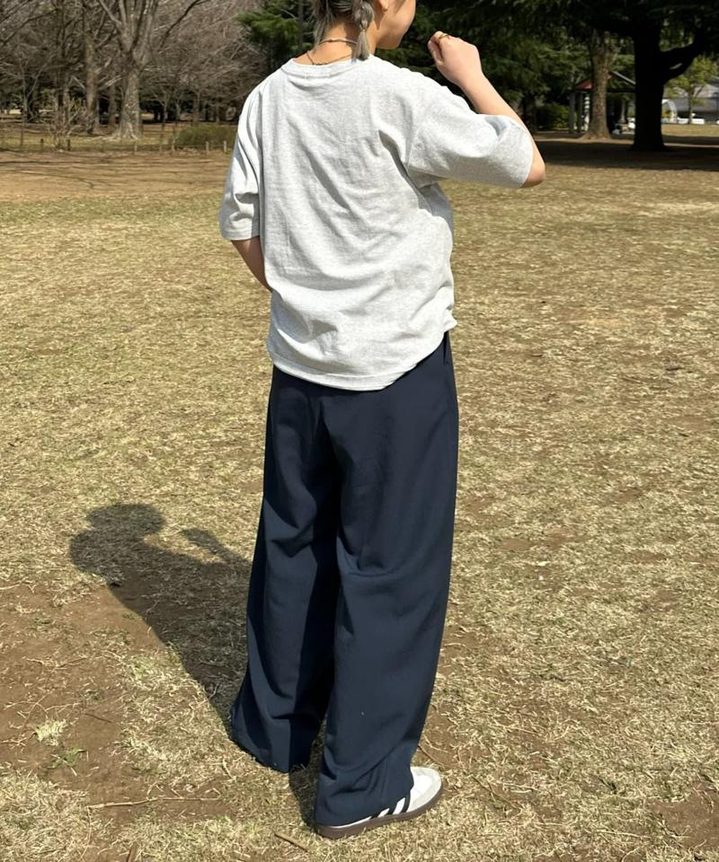 【UNISEX】【新色追加】メッセージプリント半袖Tee