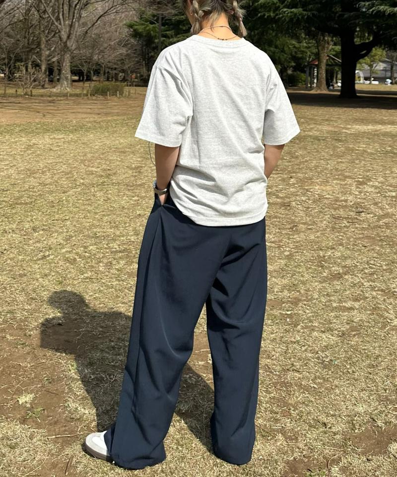 【UNISEX】【新色追加】メッセージプリント半袖Tee