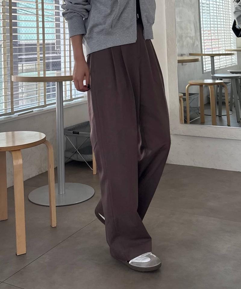 【PIKO企画/新色追加】2タックワイドパンツ