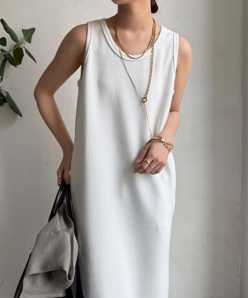 【全骨格細見え】ブークレーダンボールタンクワンピース