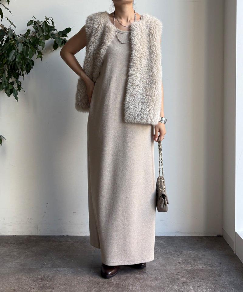 【全骨格細見え】ブークレーダンボールタンクワンピース