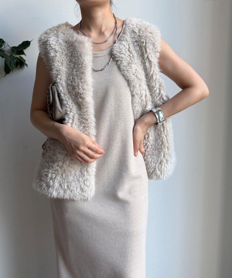 【全骨格細見え】ブークレーダンボールタンクワンピース