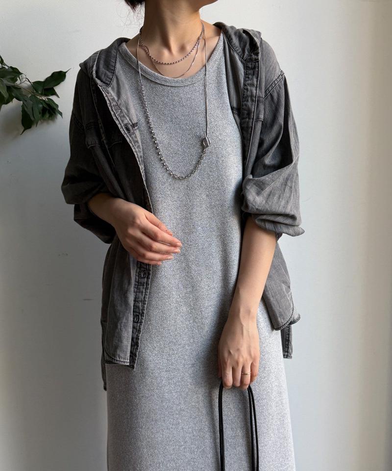 【全骨格細見え】ブークレーダンボールタンクワンピース