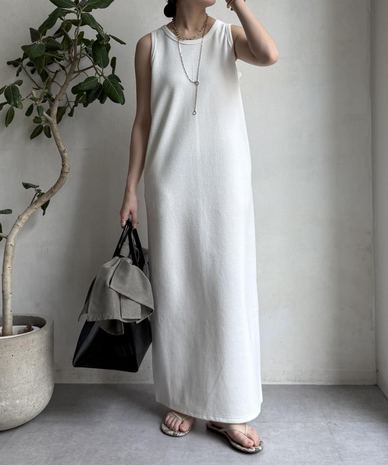 【全骨格細見え】ブークレーダンボールタンクワンピース