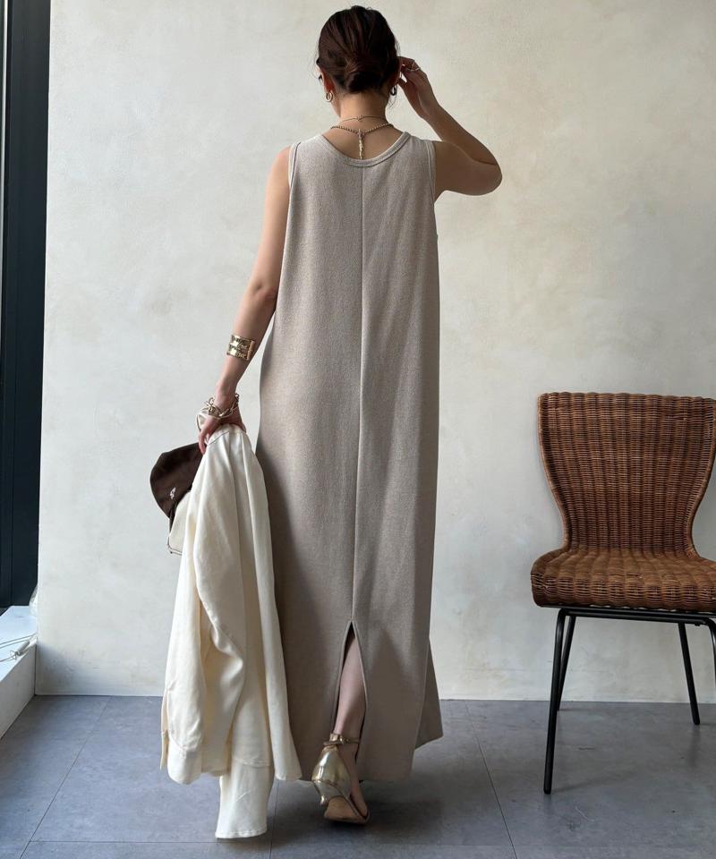 【全骨格細見え】ブークレーダンボールタンクワンピース