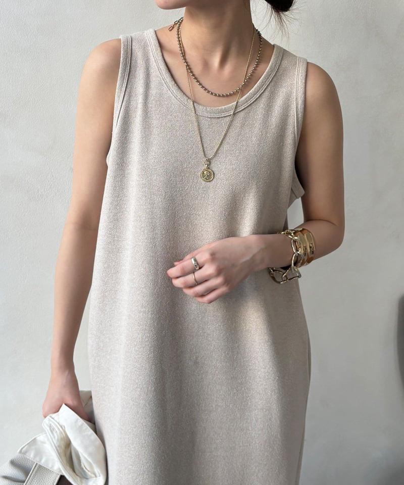 【全骨格細見え】ブークレーダンボールタンクワンピース