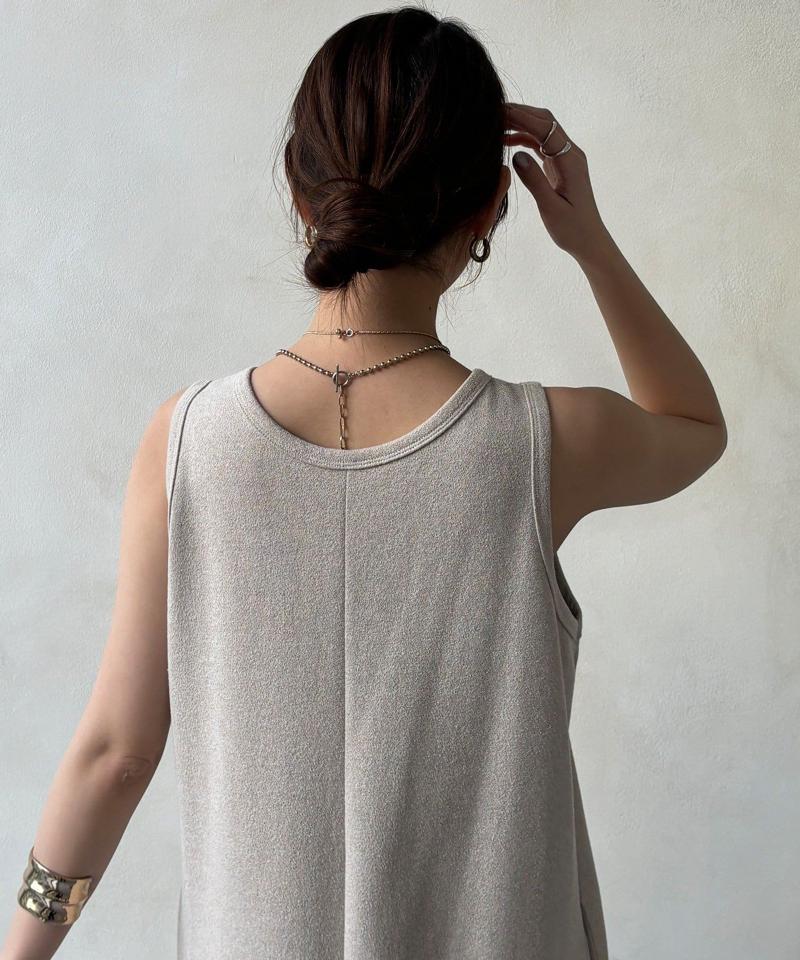 【全骨格細見え】ブークレーダンボールタンクワンピース