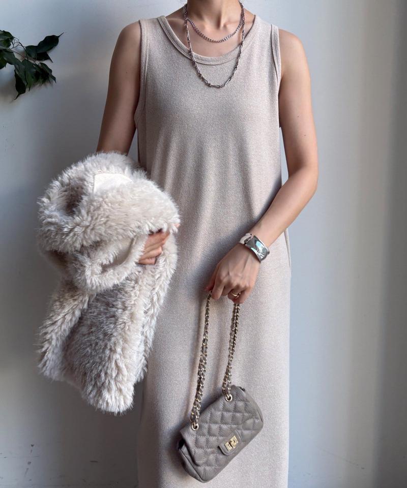 【全骨格細見え】ブークレーダンボールタンクワンピース