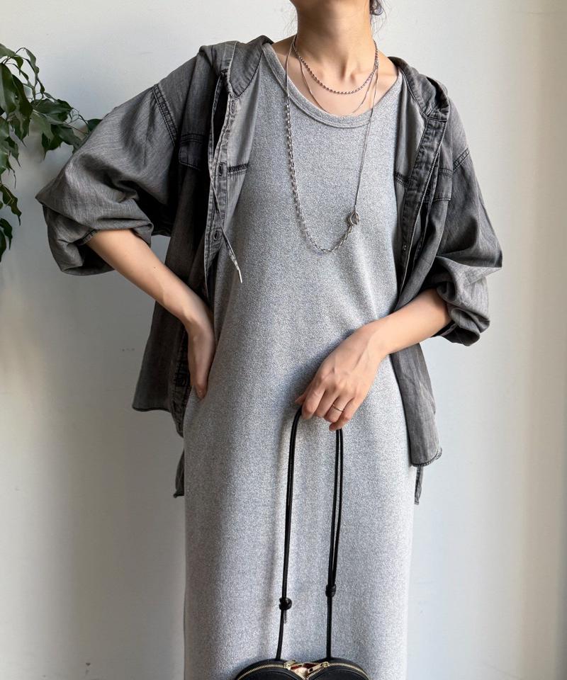 【全骨格細見え】ブークレーダンボールタンクワンピース