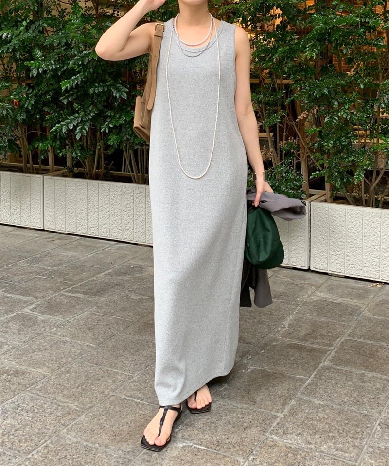 【全骨格細見え】ブークレーダンボールタンクワンピース