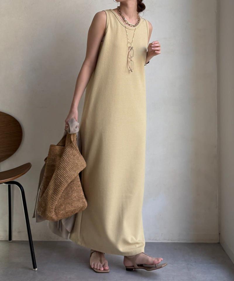 【全骨格細見え】ブークレーダンボールタンクワンピース