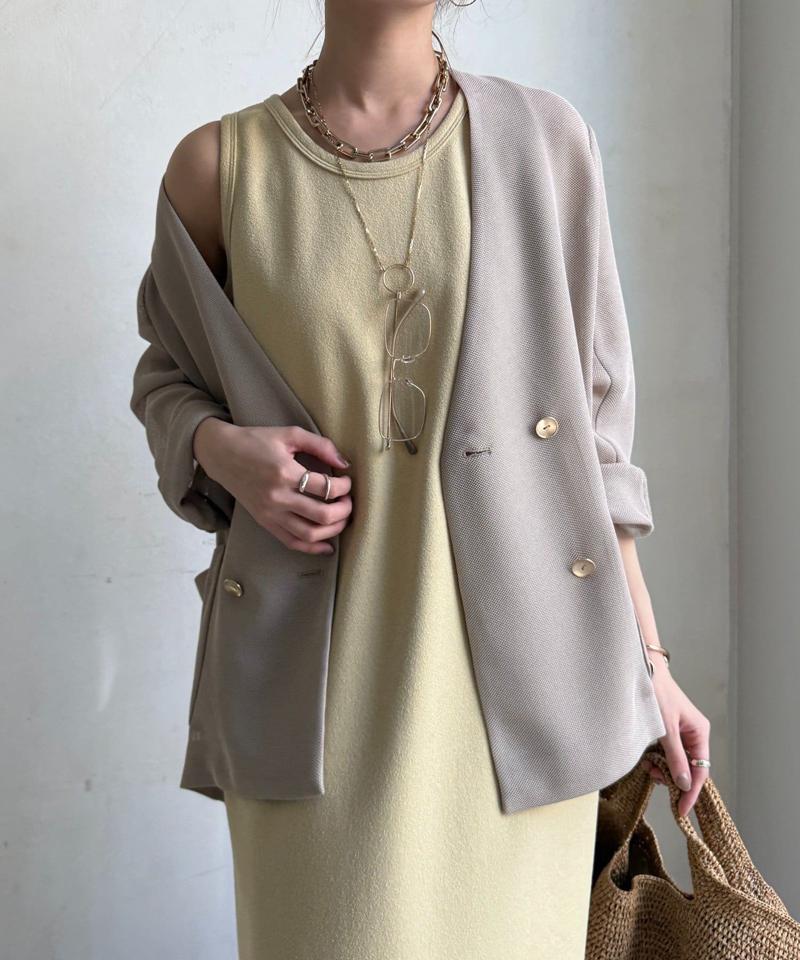 【全骨格細見え】ブークレーダンボールタンクワンピース