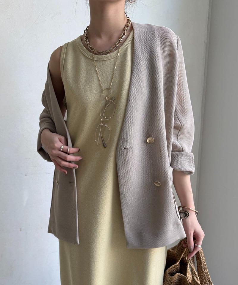 【全骨格細見え】ブークレーダンボールタンクワンピース