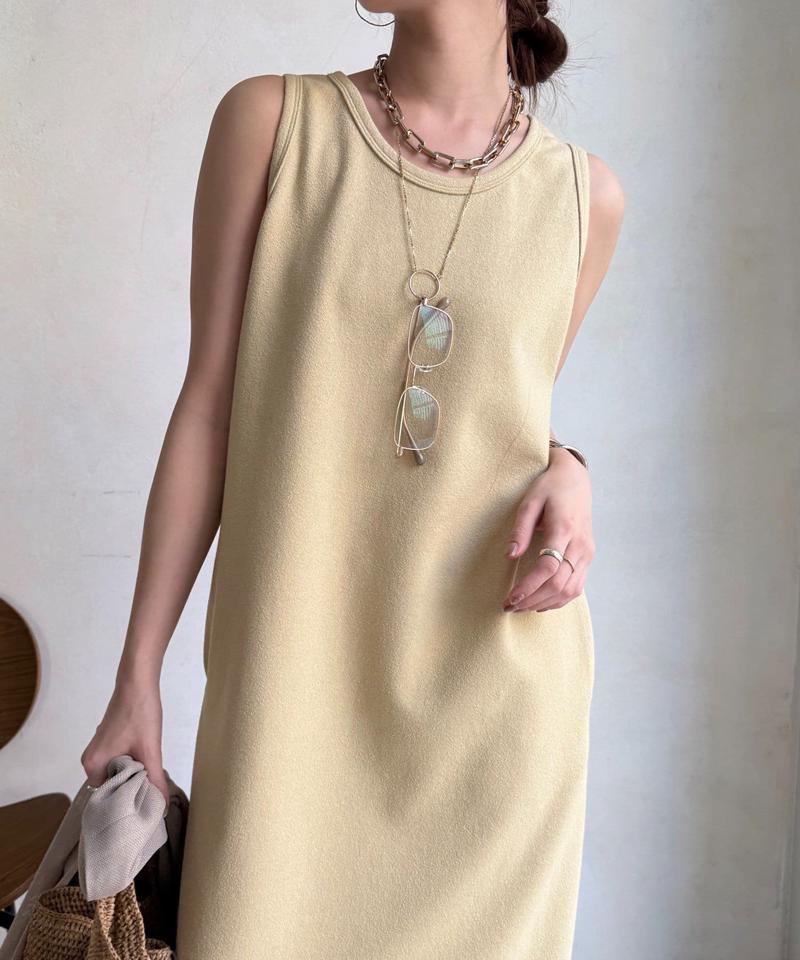 【全骨格細見え】ブークレーダンボールタンクワンピース