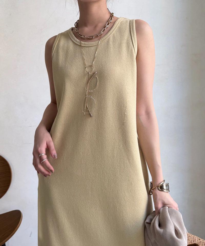 【全骨格細見え】ブークレーダンボールタンクワンピース