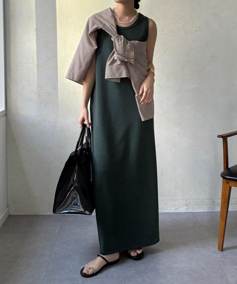 【全骨格細見え】ブークレーダンボールタンクワンピース