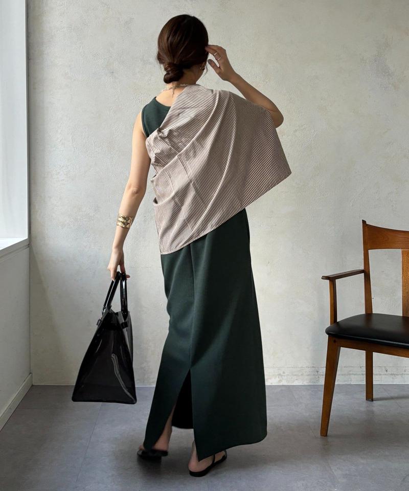 【全骨格細見え】ブークレーダンボールタンクワンピース