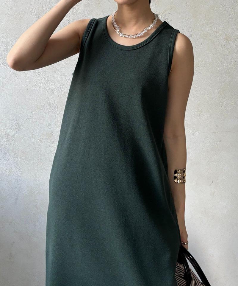 【全骨格細見え】ブークレーダンボールタンクワンピース