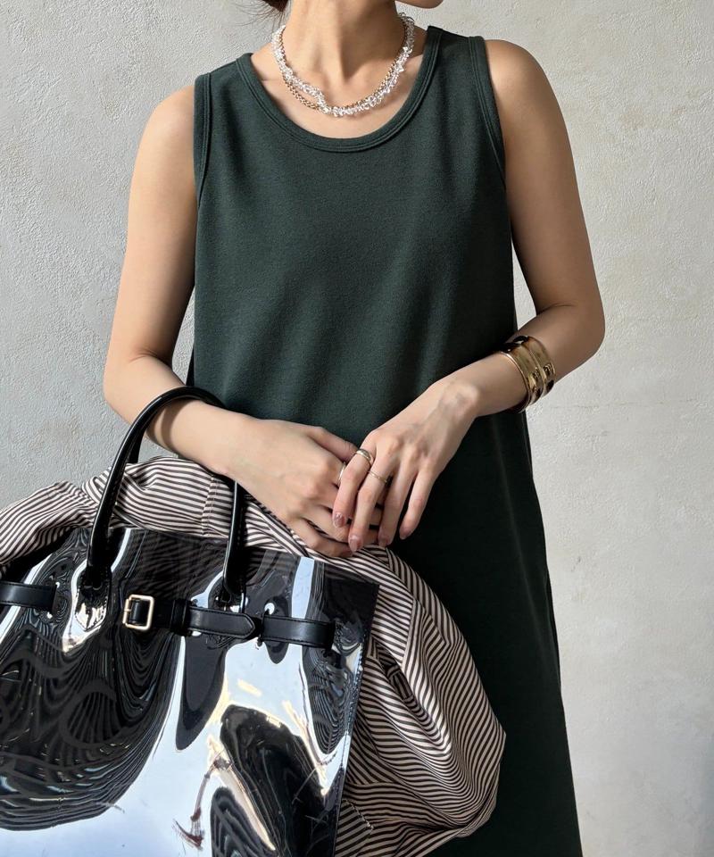 【全骨格細見え】ブークレーダンボールタンクワンピース