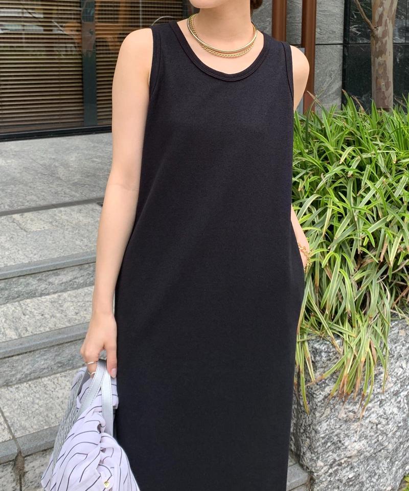 【全骨格細見え】ブークレーダンボールタンクワンピース