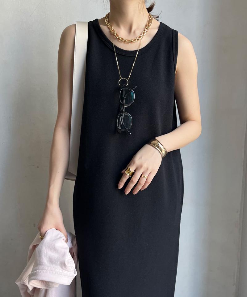 【全骨格細見え】ブークレーダンボールタンクワンピース