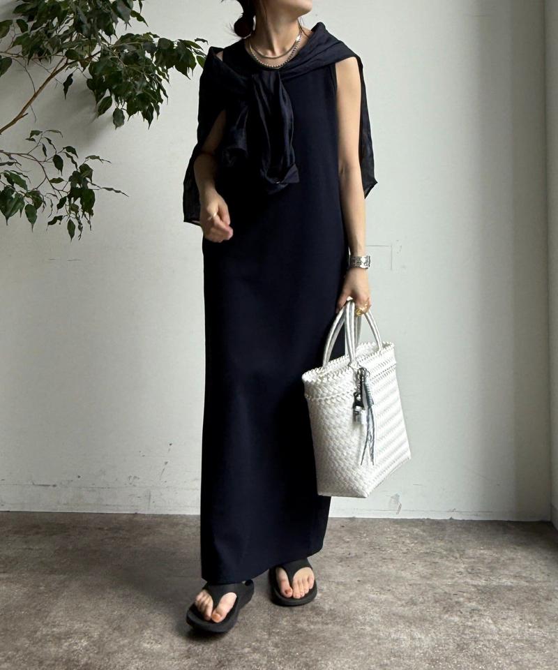 【全骨格細見え】ブークレーダンボールタンクワンピース