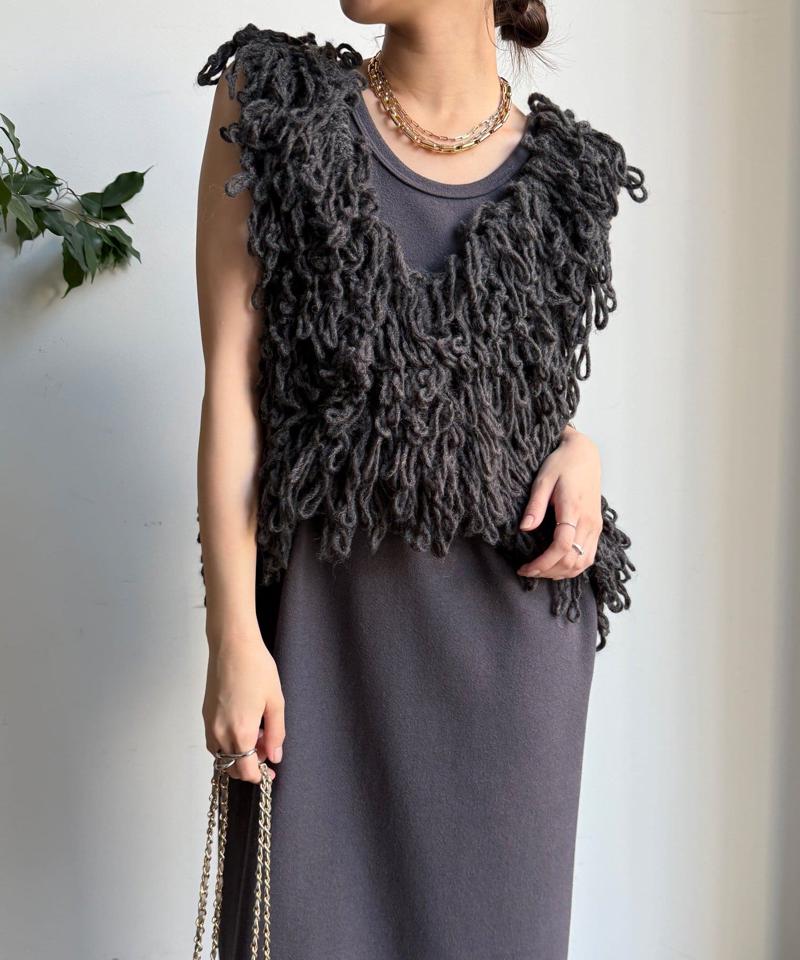 【全骨格細見え】ブークレーダンボールタンクワンピース