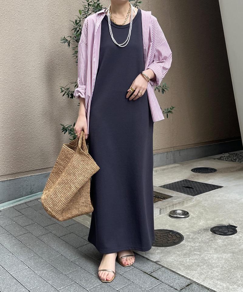 【全骨格細見え】ブークレーダンボールタンクワンピース