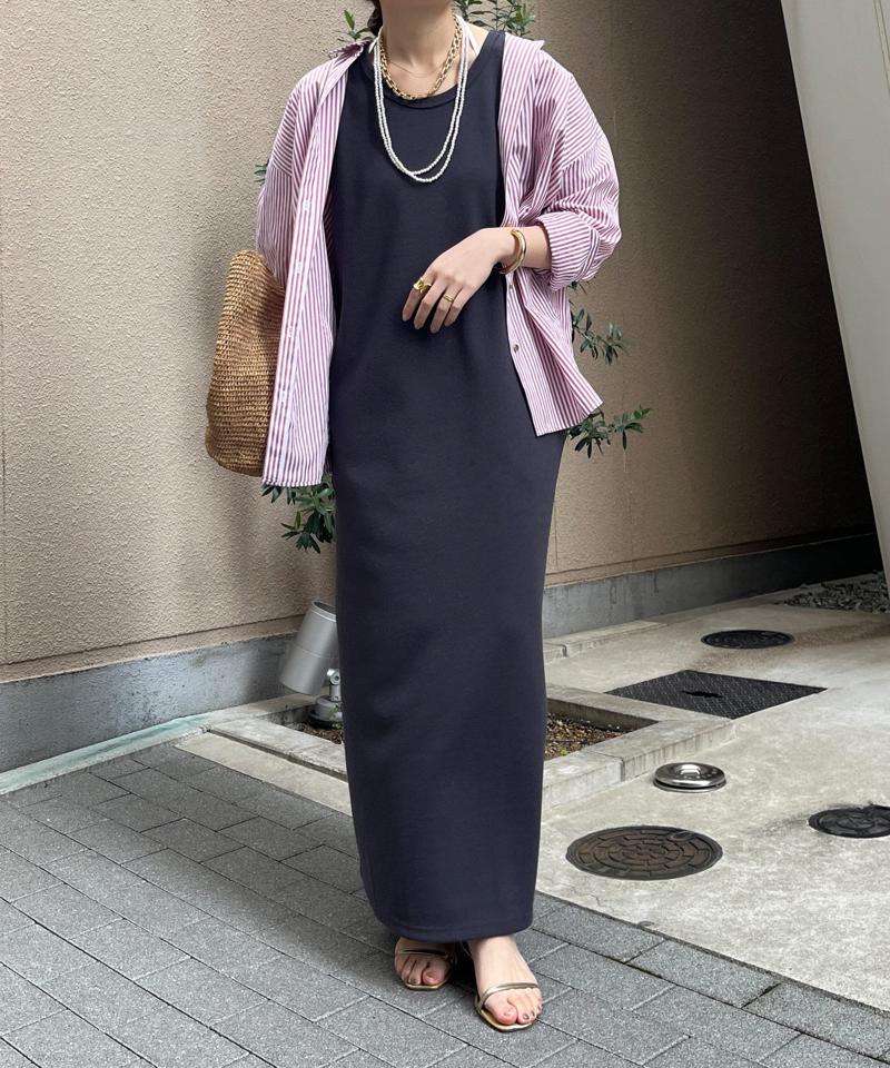 【全骨格細見え】ブークレーダンボールタンクワンピース