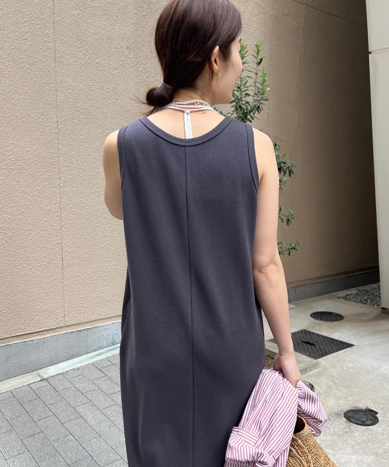 【全骨格細見え】ブークレーダンボールタンクワンピース