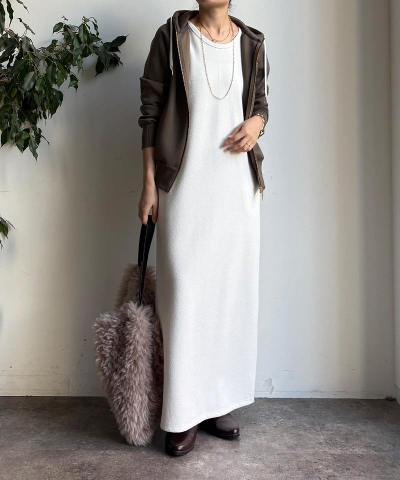 【全骨格細見え】ブークレーダンボールタンクワンピース