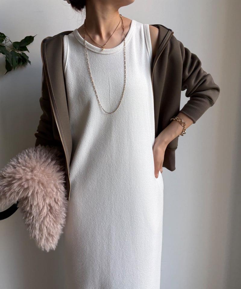 【全骨格細見え】ブークレーダンボールタンクワンピース