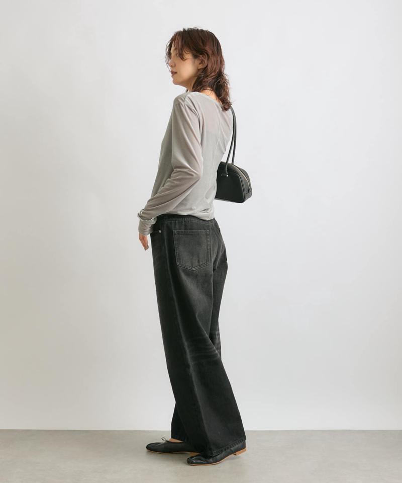 【MONN.:.(モン)】LOOSE DENIM