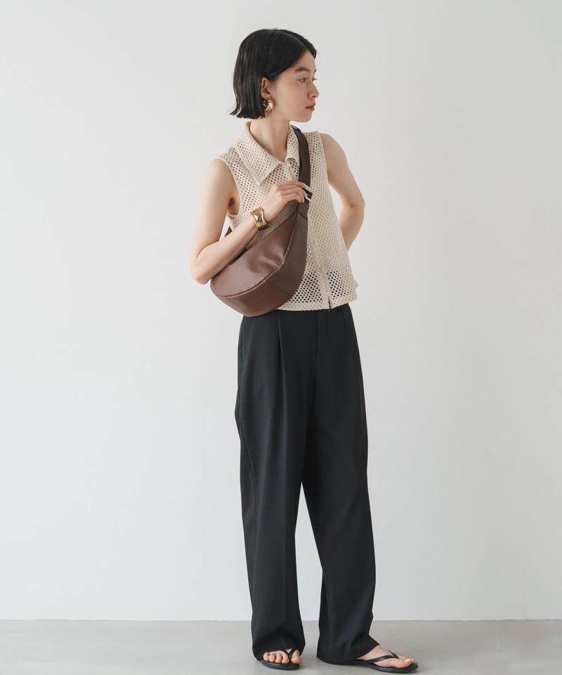 ［ショルダー人気NO.1］【名品】ソフトレザーラウンドショルダーバッグ