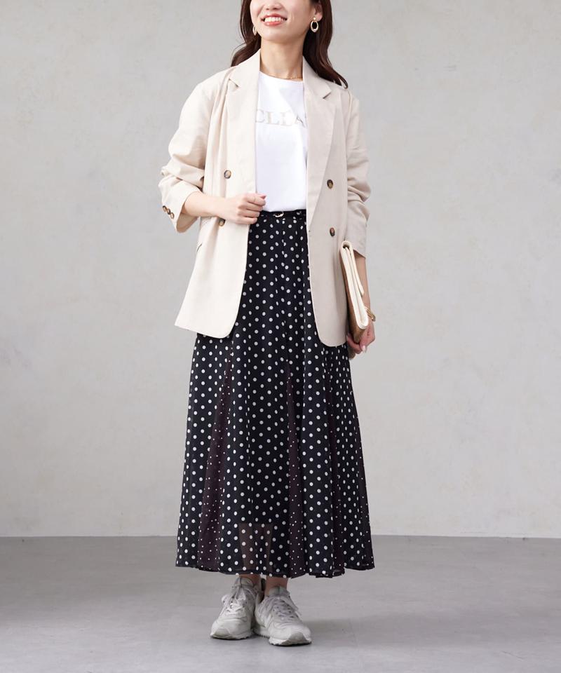 リネンテーラードジャケット