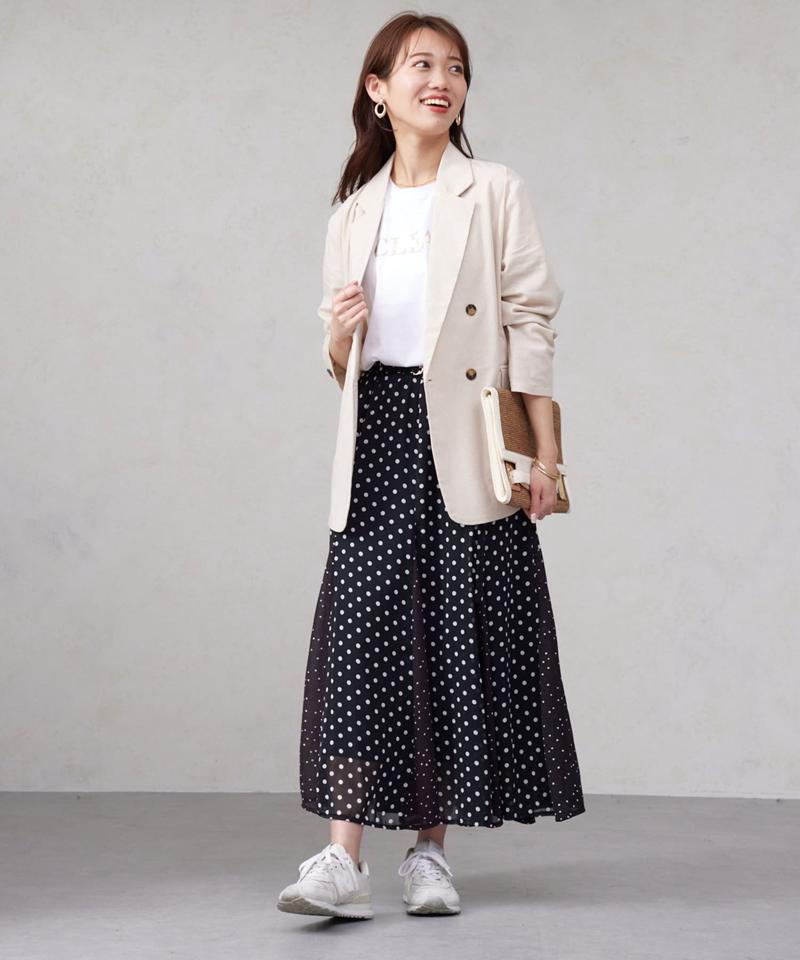 リネンテーラードジャケット