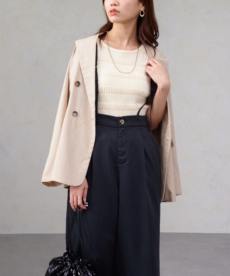 リネンテーラードジャケット