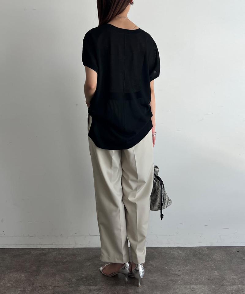 ロゴシアーニットプルオーバー