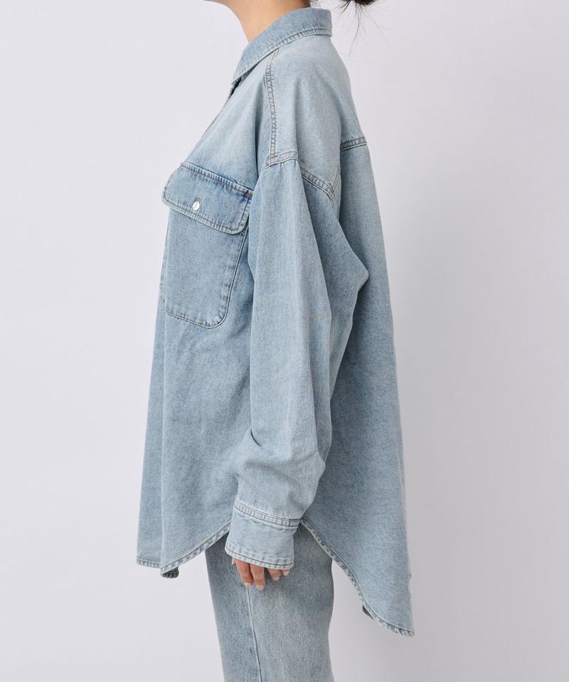 【名品/リバイバル】【MONN.:.(モン)】Lightビッグデニムシャツ