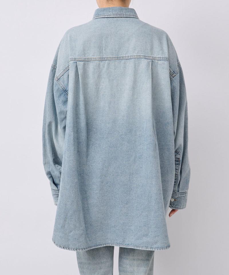 【名品/リバイバル】【MONN.:.(モン)】Lightビッグデニムシャツ