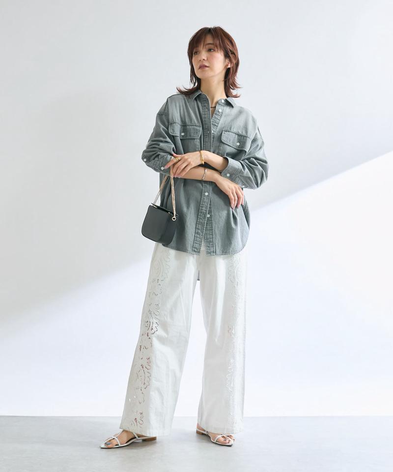 【名品/リバイバル】【MONN.:.(モン)】Lightビッグデニムシャツ