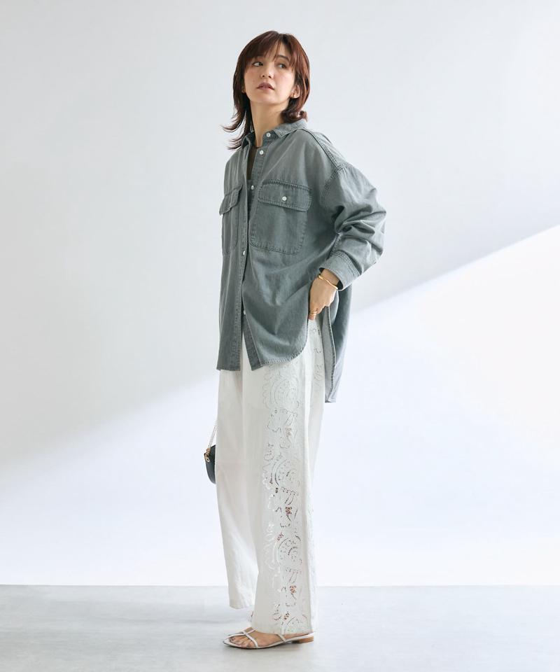 【名品/リバイバル】【MONN.:.(モン)】Lightビッグデニムシャツ