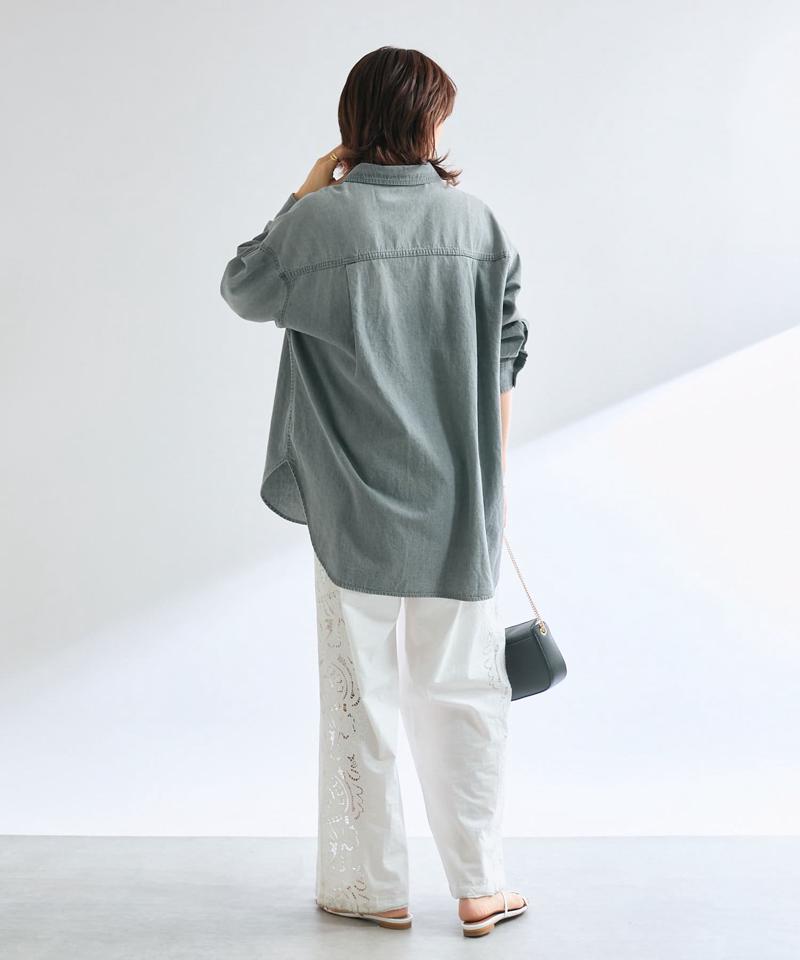 【名品/リバイバル】【MONN.:.(モン)】Lightビッグデニムシャツ