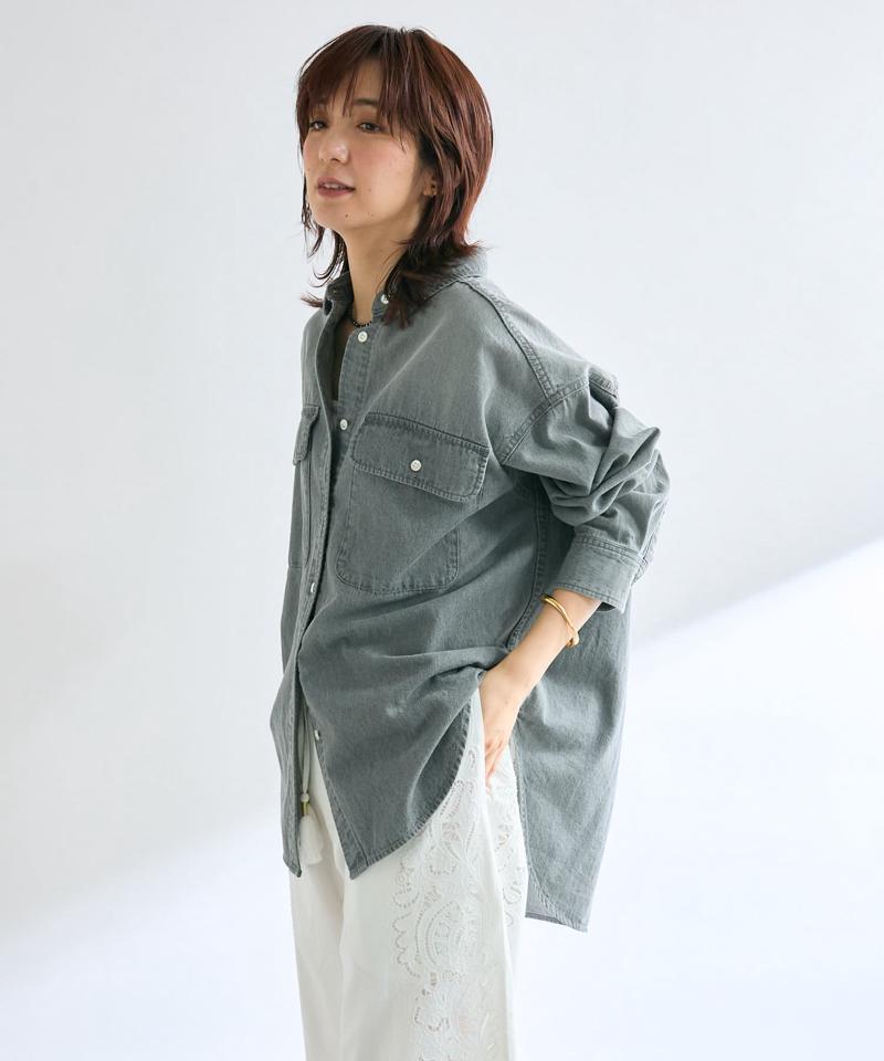【名品/リバイバル】【MONN.:.(モン)】Lightビッグデニムシャツ