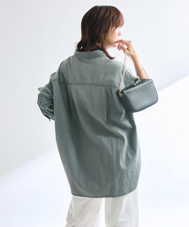 【名品/リバイバル】【MONN.:.(モン)】Lightビッグデニムシャツ