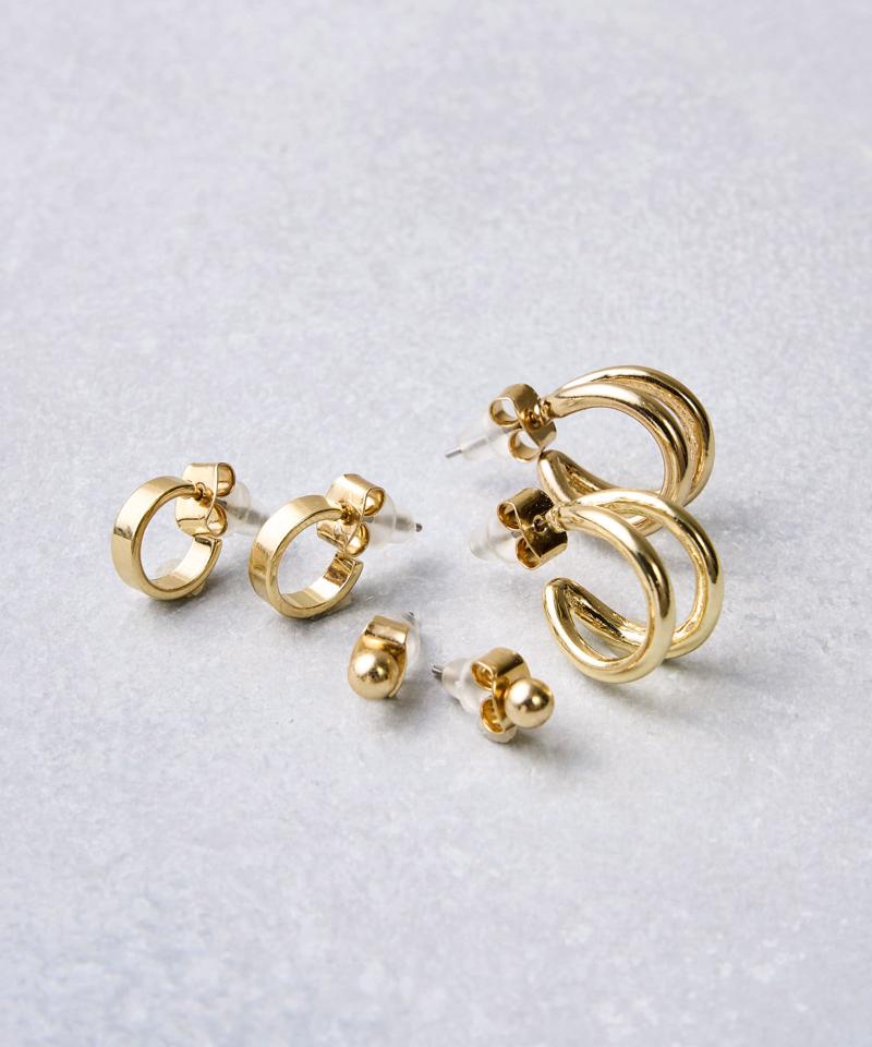 フープピアス6個セット